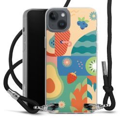 New Carry Case Transparent Stoff schwarz/silber