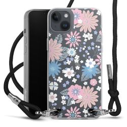 New Carry Case Transparent Stoff schwarz/silber