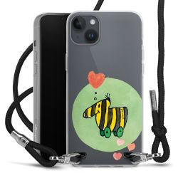 New Carry Case Transparent Stoff schwarz/silber