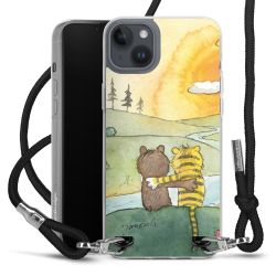 New Carry Case Transparent Stoff schwarz/silber