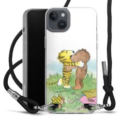 New Carry Case Transparent Stoff schwarz/silber