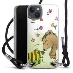 New Carry Case Transparent Stoff schwarz/silber