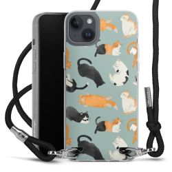 New Carry Case Transparent Stoff schwarz/silber