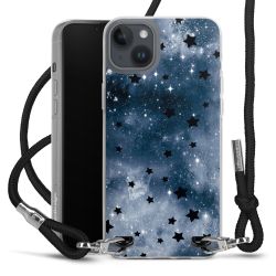 New Carry Case Transparent Stoff schwarz/silber