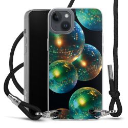 New Carry Case Transparent Stoff schwarz/silber