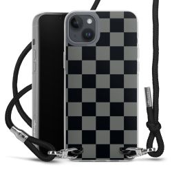 New Carry Case Transparent Stoff schwarz/silber