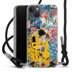 New Carry Case Transparent Stoff schwarz/silber