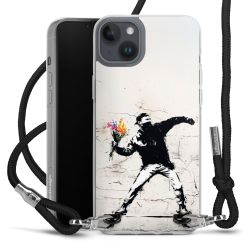 New Carry Case Transparent Stoff schwarz/silber