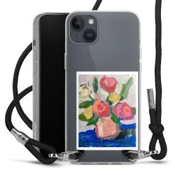 New Carry Case Transparent Stoff schwarz/silber