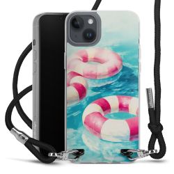 New Carry Case Transparent Stoff schwarz/silber