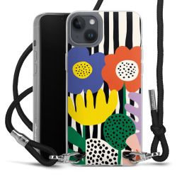 New Carry Case Transparent Stoff schwarz/silber