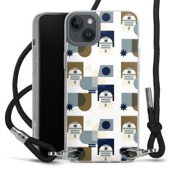 New Carry Case Transparent Stoff schwarz/silber