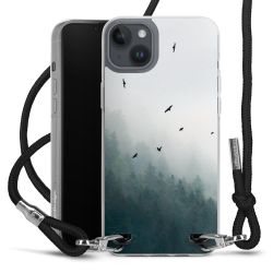 New Carry Case Transparent Stoff schwarz/silber