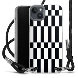 New Carry Case Transparent Stoff schwarz/silber