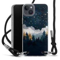 New Carry Case Transparent Stoff schwarz/silber