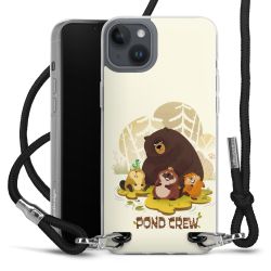 New Carry Case Transparent Stoff schwarz/silber