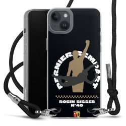 New Carry Case Transparent Stoff schwarz/silber