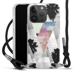 Carry Case Transparent Fabric black/silver