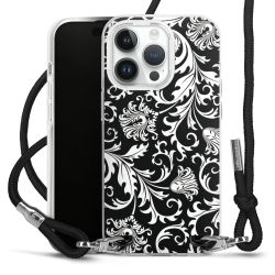 Carry Case Transparent Fabric black/silver