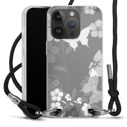 Carry Case Transparent Fabric black/silver