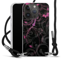 Carry Case Transparent Fabric black/silver