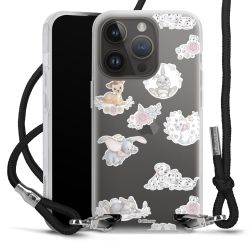 New Carry Case Transparent Stoff schwarz/silber