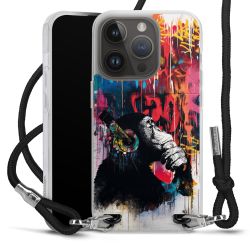 New Carry Case Transparent Stoff schwarz/silber