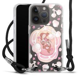 New Carry Case Transparent Stoff schwarz/silber