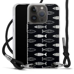 New Carry Case Transparent Stoff schwarz/silber