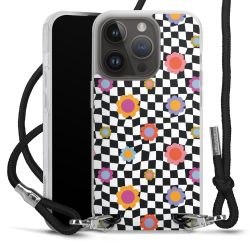 New Carry Case Transparent Stoff schwarz/silber