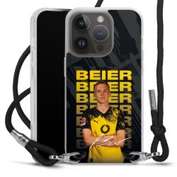 New Carry Case Transparent Stoff schwarz/silber