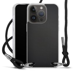 New Carry Case Transparent Stoff schwarz/silber