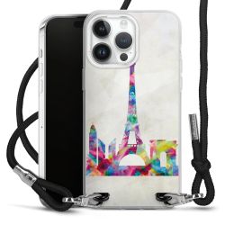 Carry Case Transparent Fabric black/silver