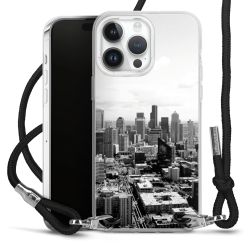 Carry Case Transparent Fabric black/silver