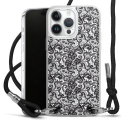 Carry Case Transparent Fabric black/silver