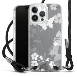 Carry Case Transparent Fabric black/silver