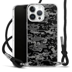 Carry Case Transparent Fabric black/silver