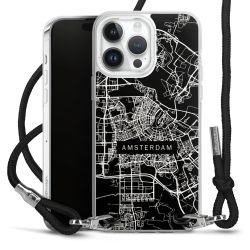 Carry Case Transparent Fabric black/silver