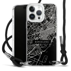 Carry Case Transparent Fabric black/silver