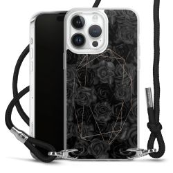 Carry Case Transparent Fabric black/silver