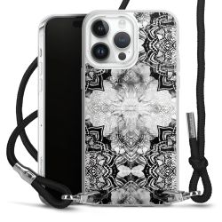 Carry Case Transparent Fabric black/silver