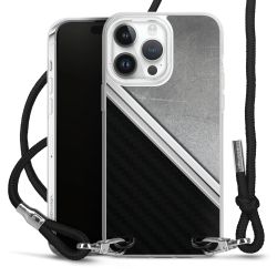 Carry Case Transparent Fabric black/silver