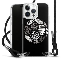 Carry Case Transparent Fabric black/silver