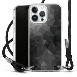 Carry Case Transparent Fabric black/silver