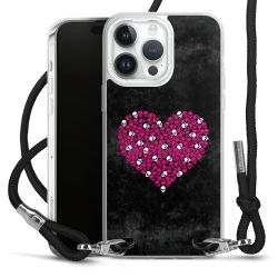 Carry Case Transparent Fabric black/silver