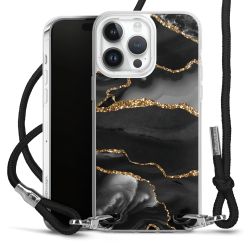 Carry Case Transparent Fabric black/silver