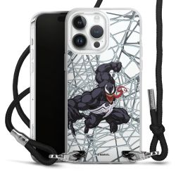 New Carry Case Transparent Stoff schwarz/silber