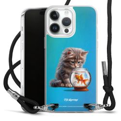 New Carry Case Transparent Stoff schwarz/silber