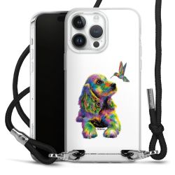 New Carry Case Transparent Stoff schwarz/silber