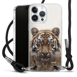 New Carry Case Transparent Stoff schwarz/silber